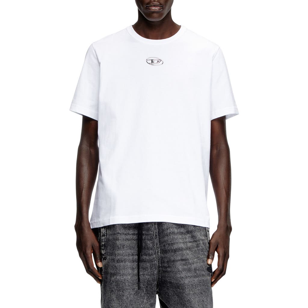 Diesel ® Metallic Oval D Logo T-shirt