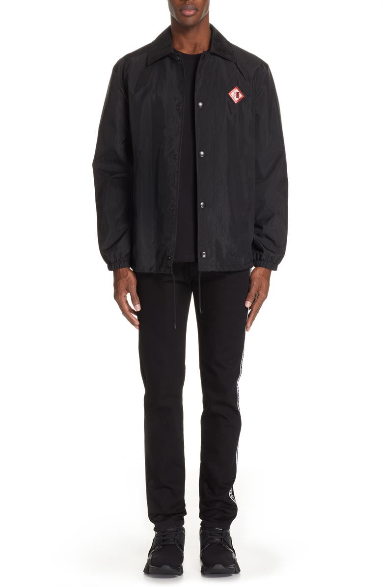 Givenchy Side Stripe Skinny Fit Jeans, Alternate, color,