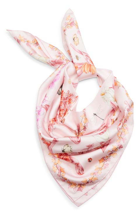 Eden Print Silk Scarf