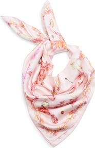 FERRAGAMO Eden Print Silk Scarf