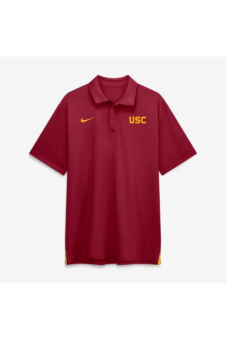 Men's Nike Cardinal USC Trojans 2026 Sideline Tour Dri-FIT Polo, Main, color, Cardinal