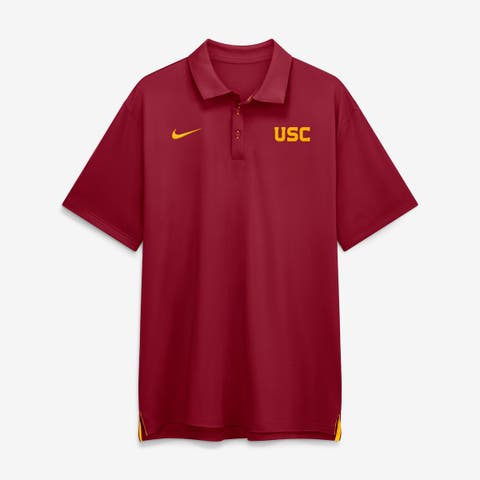 Men's Nike Cardinal USC Trojans 2026 Sideline Tour Dri-FIT Polo