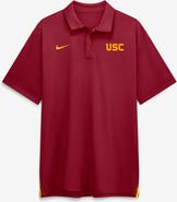 Nike Men's Nike Cardinal USC Trojans 2026 Sideline Tour Dri-FIT Polo