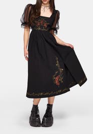 Disturbia Phoenix Midi Dress