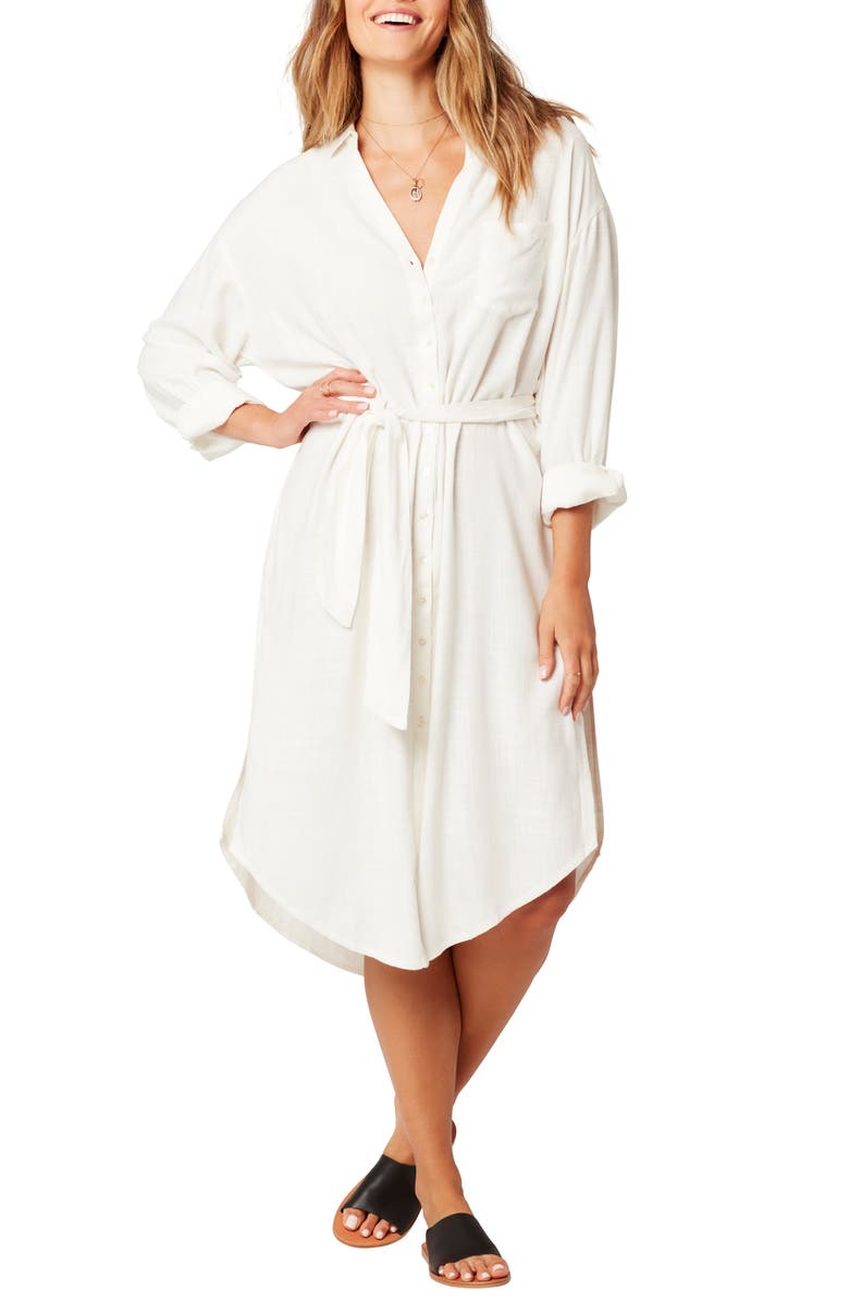 LSPACE L Space Barcelona Cover-Up Shirtdress, Main, color, 