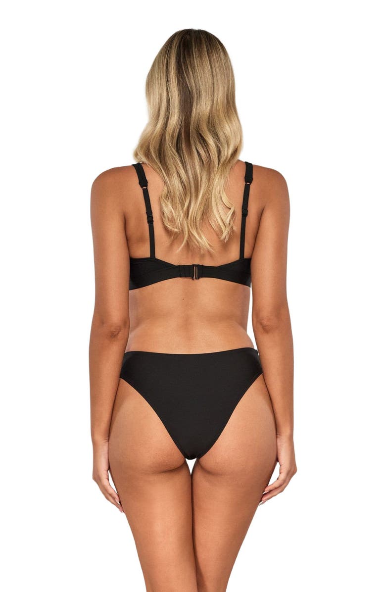 Swim Systems Saylor Hipster Bikini Swim Bottoms, Alternate, color, Black