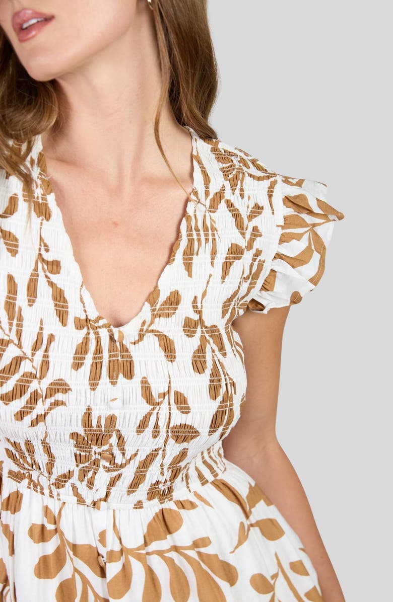 Blu Pepper Floral Midi Dress, Alternate, color,