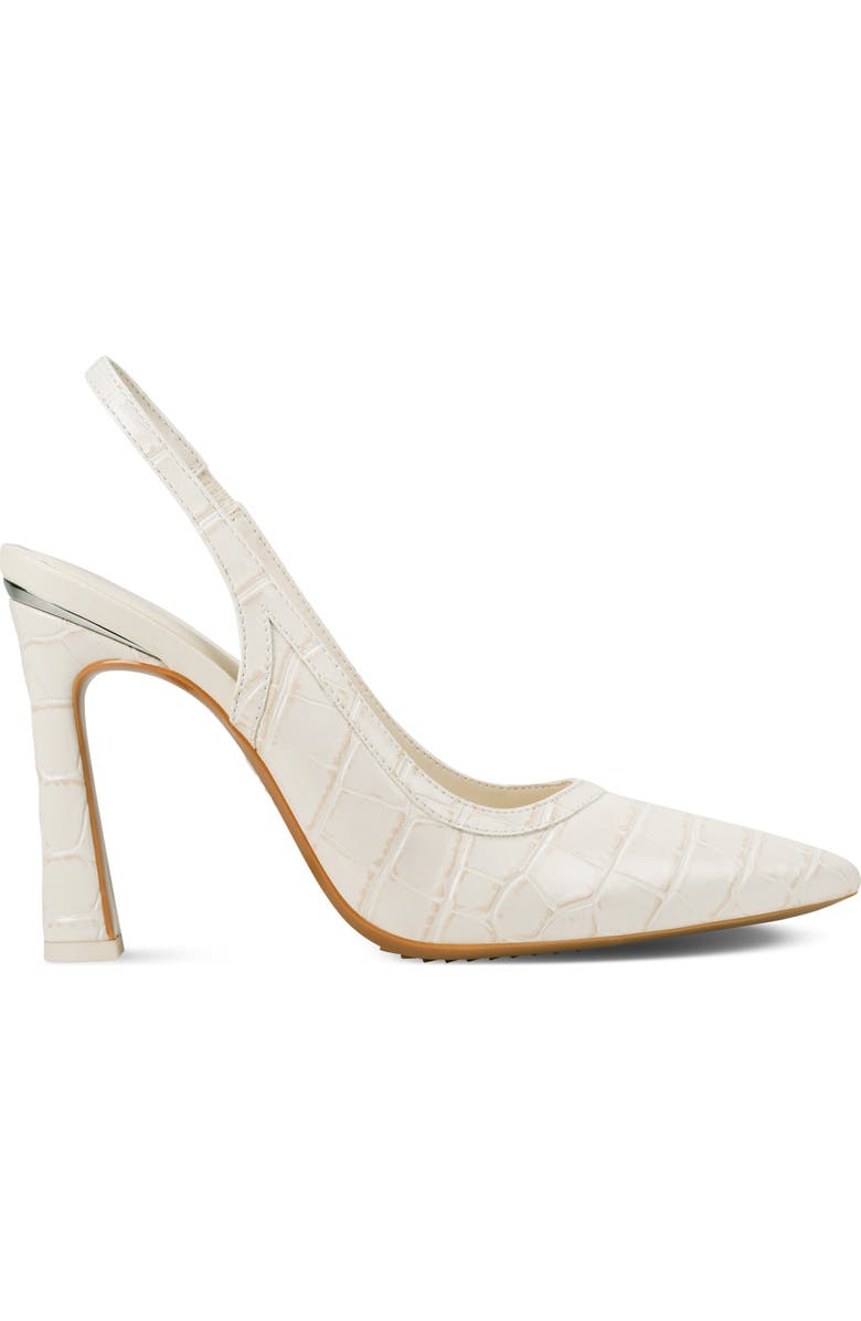 DKNY Cinette Slingback Pointed Toe Pump, Alternate, color, Coconut