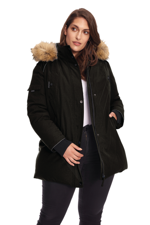 GLACIER PLUS SIZE - Vegan Down Classic Winter Parka Jacket