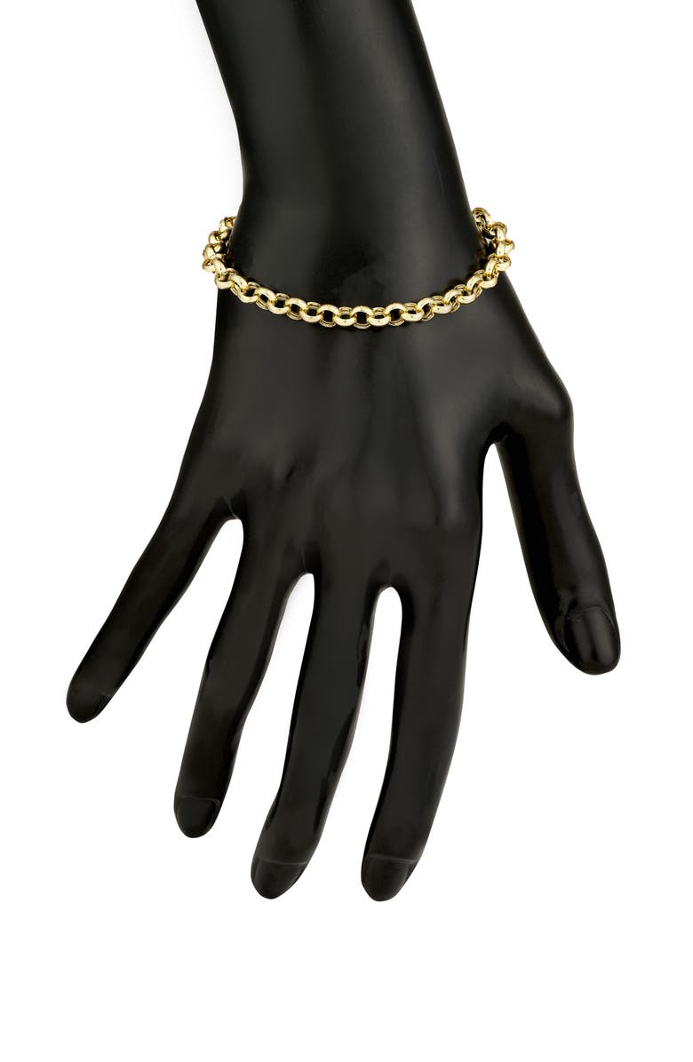 HAWLEY ST 14K Gold Classic Rolo Chain Bracelet, Alternate, color, 