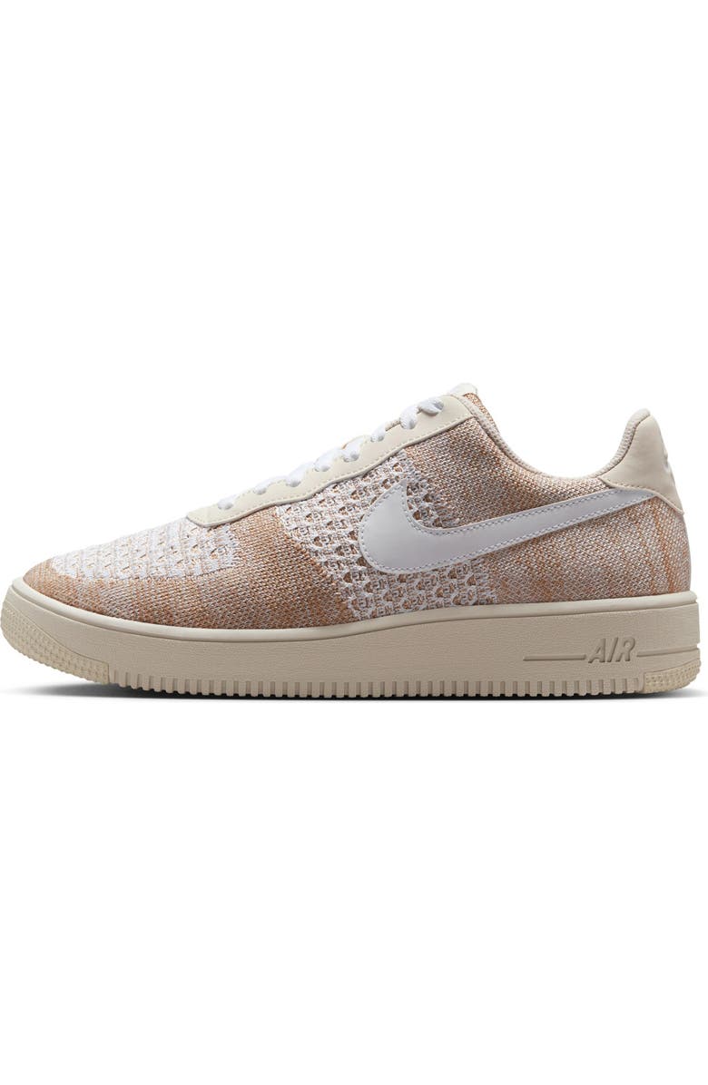 Nike Air Force 1 Flyknit 2.0 Basketball Sneaker, Alternate, color, Light Bone/ Desert Khaki