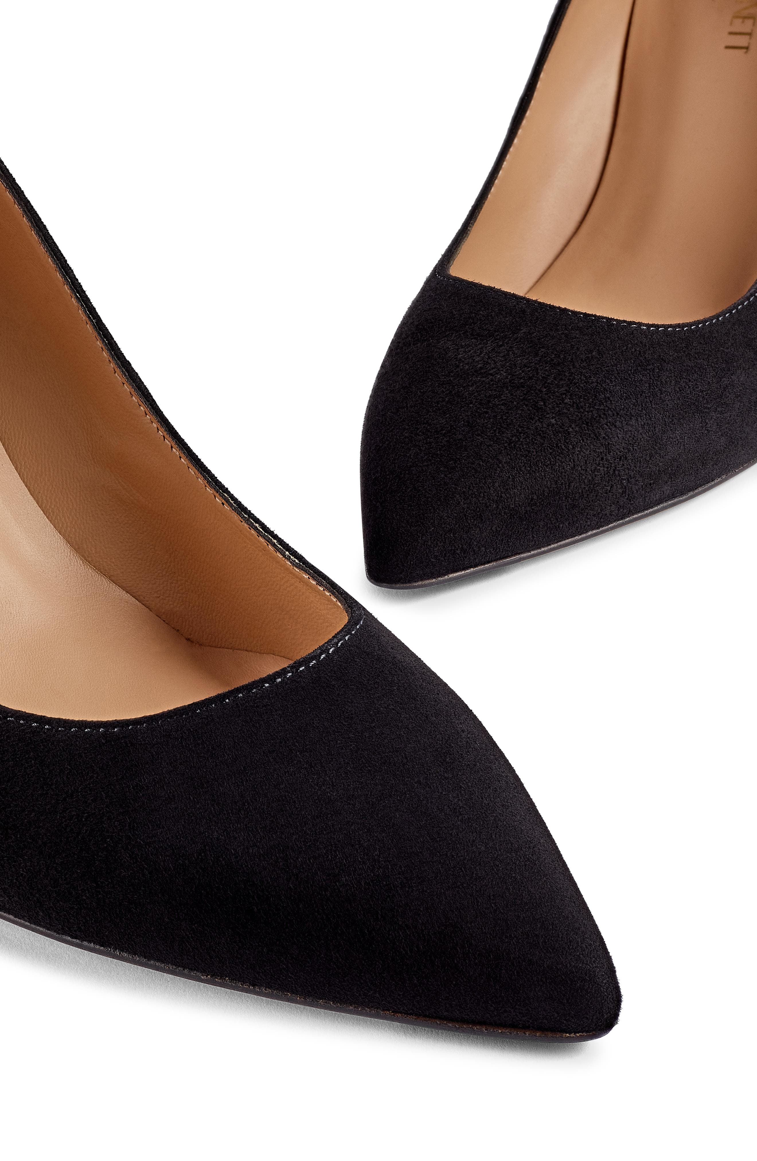 LK Bennett Floret Pointed Toe Pump, Alternate, color, Black