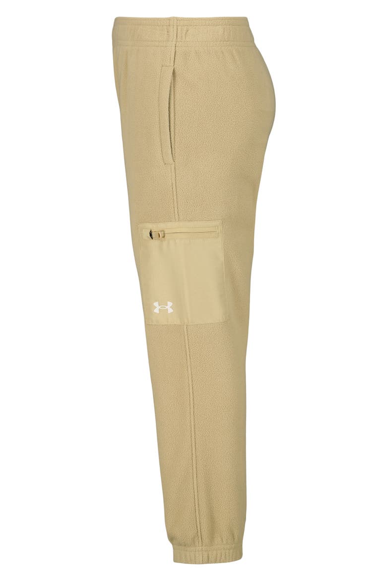 Kids' Micro Fleece Cargo Joggers, Alternate, color, FIELD KHAKI