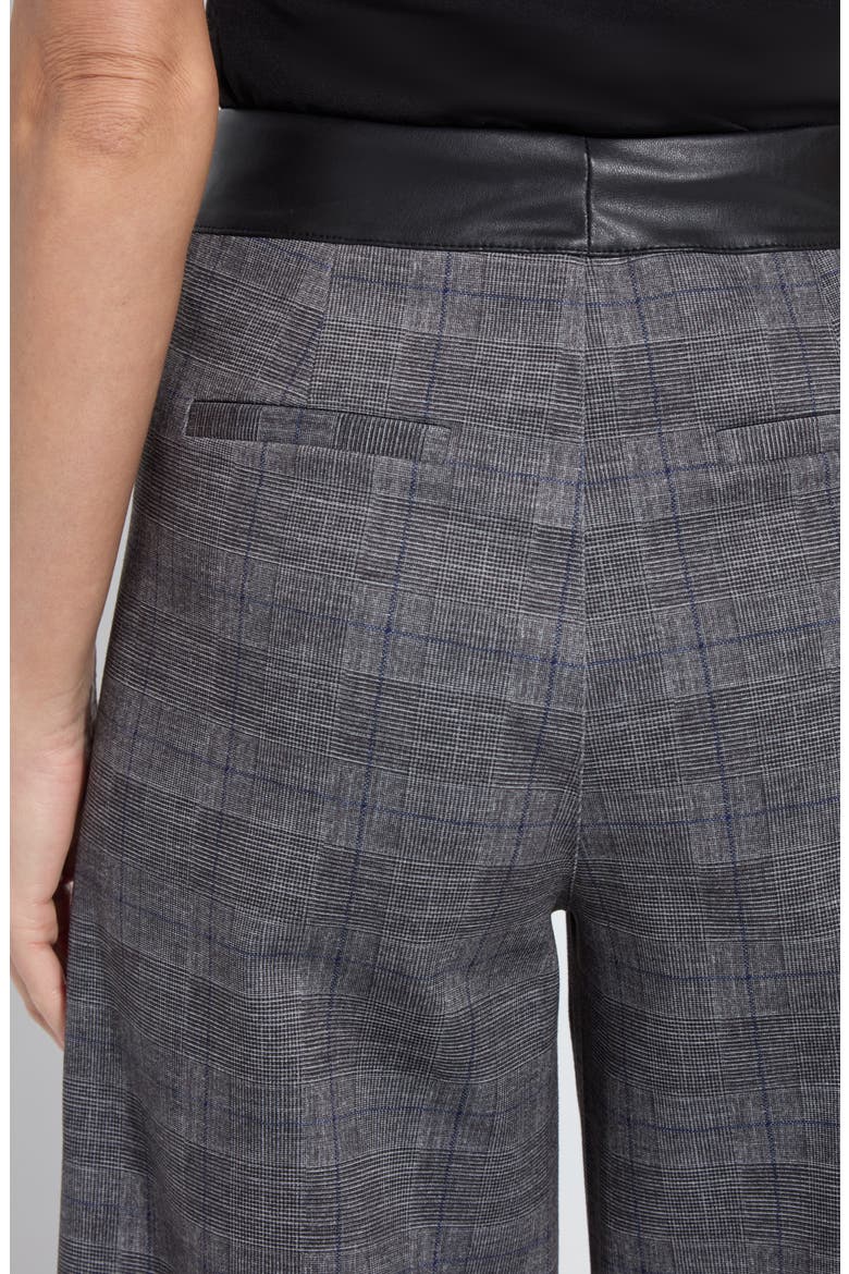 Denver High Waist Ankle Wide Leg Ponte Pants, Alternate, color, CHRC GLEN
