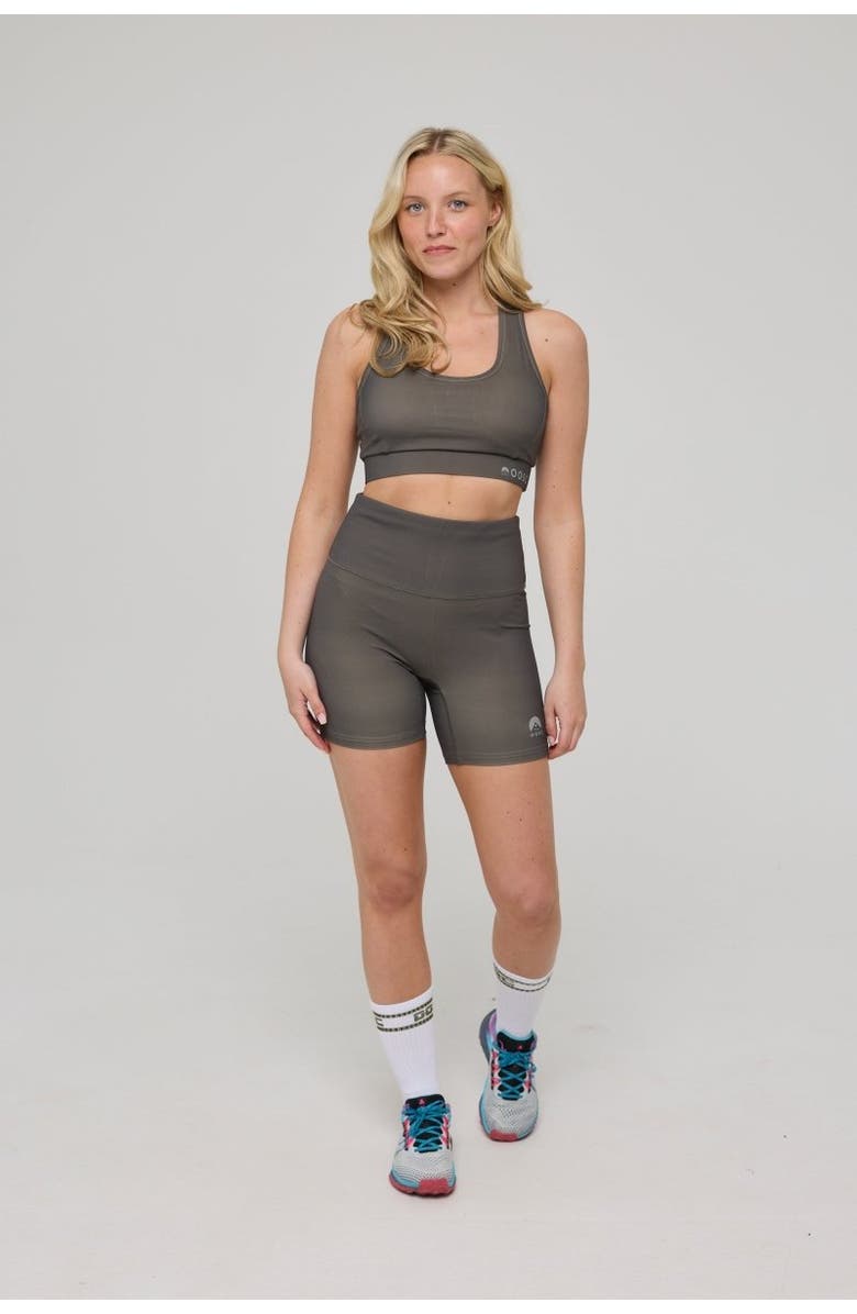 OOSC High Support Elite Crossback Sports Bra - Khaki, Alternate, color, Khaki