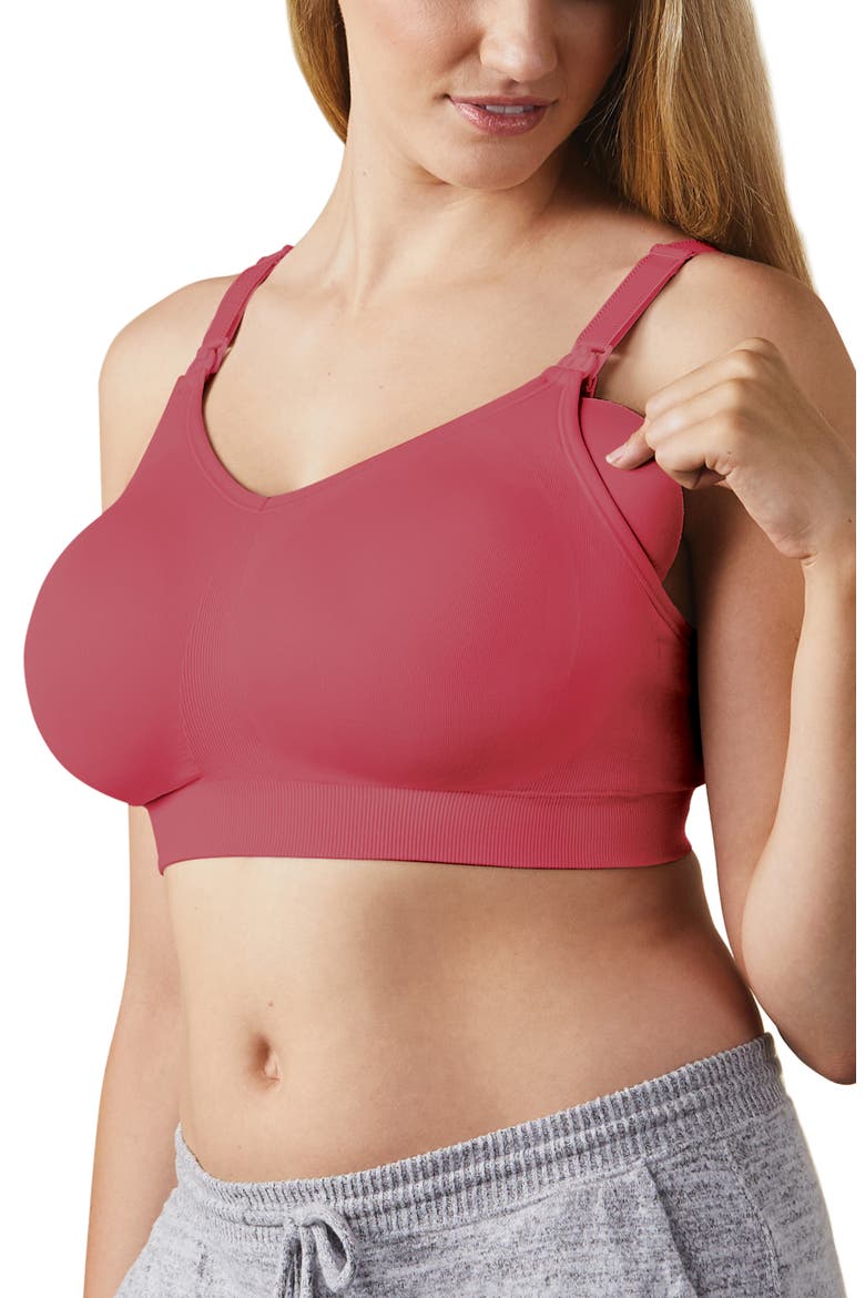 Body Silk Seamless Nursing Bra, Alternate, color, LIPSTICK