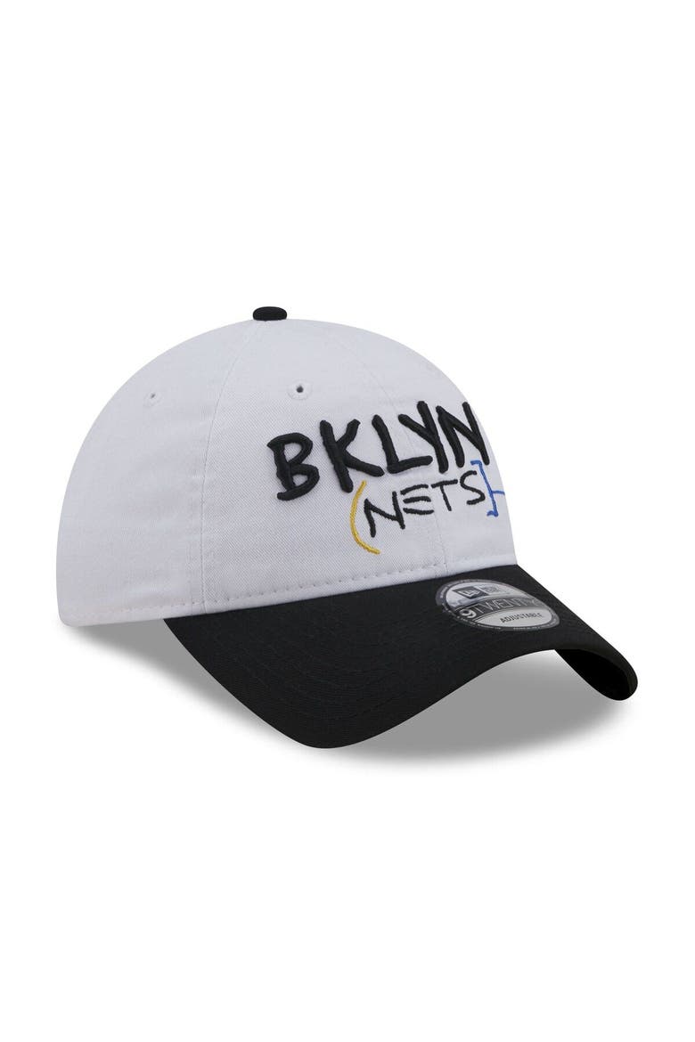 Men's New Era  Teal Brooklyn Nets 2022/23 City Edition Official 9TWENTY Adjustable Hat, Alternate, color, Teal