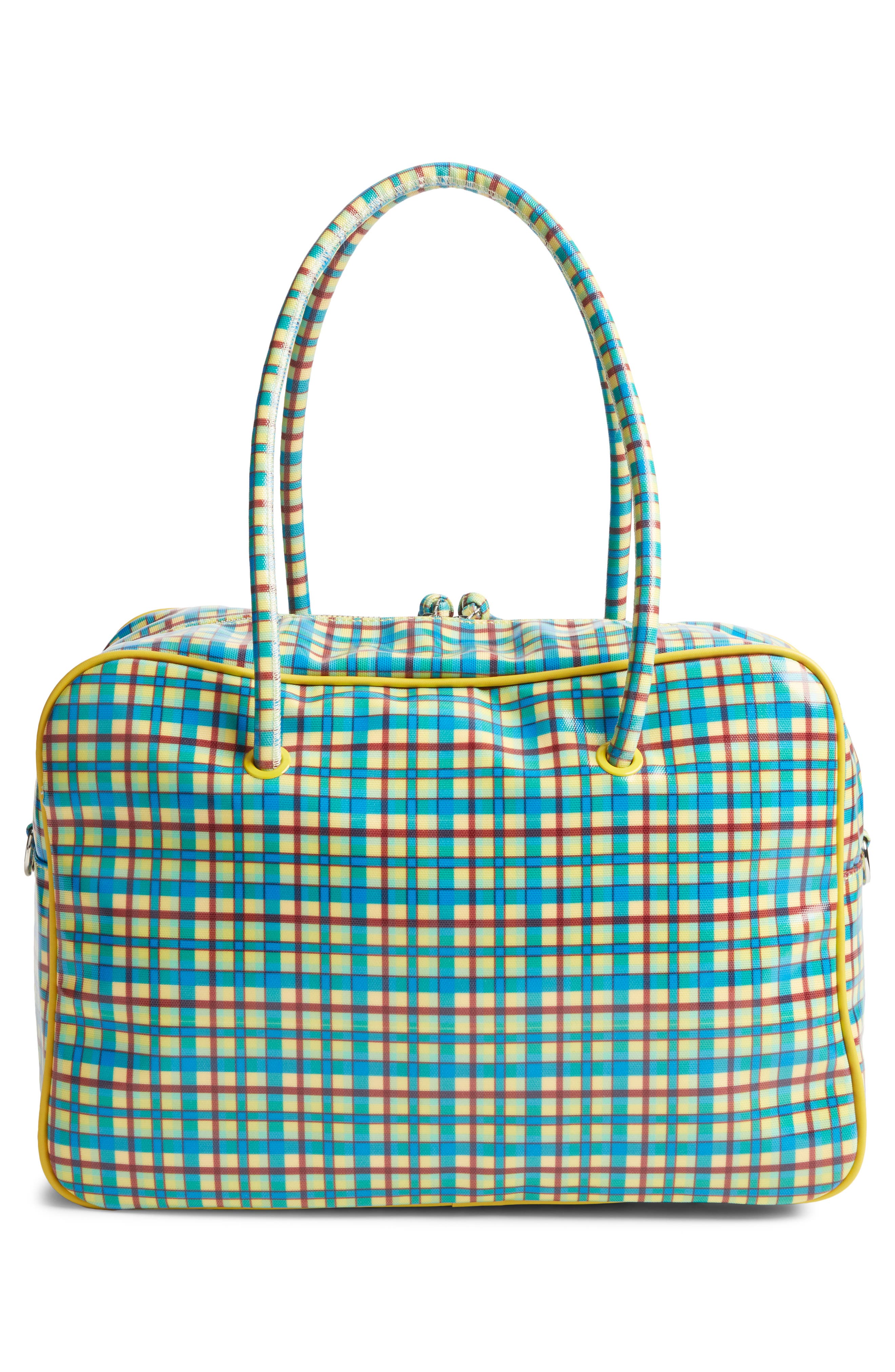 Damson Madder Truro Coated Holdall Shoulder Bag, Alternate, color, Green Multi