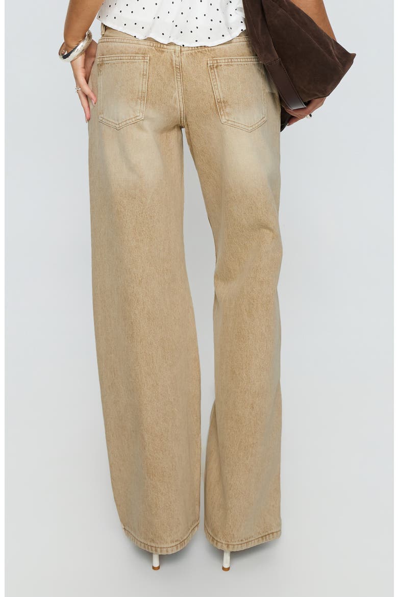 Serenitia Relaxed Jeans, Alternate, color, SANDY BROWN WASH