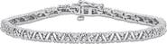Julianna B. Diamond Tennis Bracelet Sterling Silver