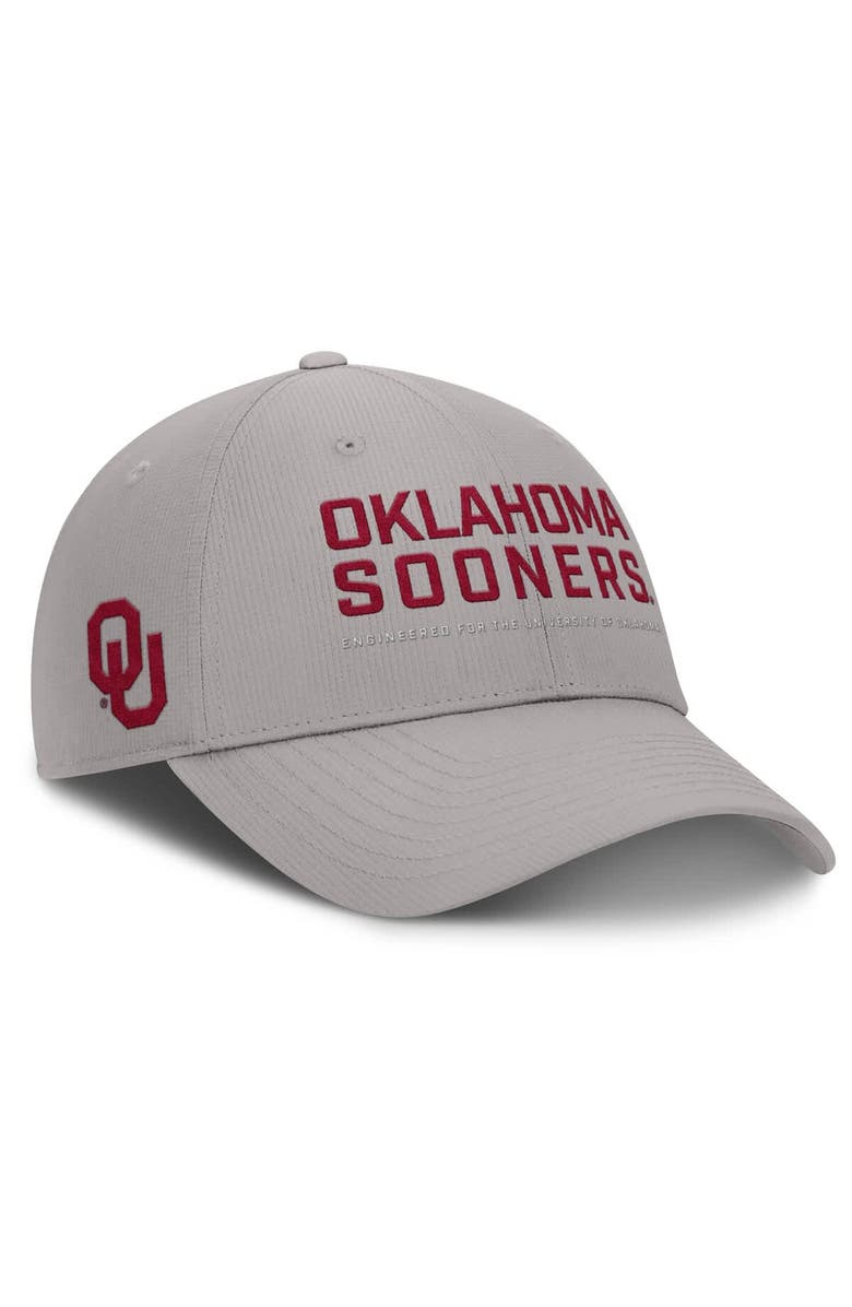 Jordan Brand Men's Jordan Brand Gray Oklahoma Sooners 2025 On-Field Gameday Club Adjustable Hat, Alternate, color, Gray