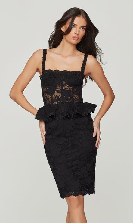 Angelique Mesh Lace Dress
