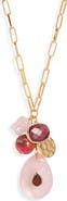 NEST Jewelry Rose Quartz Charm Necklace