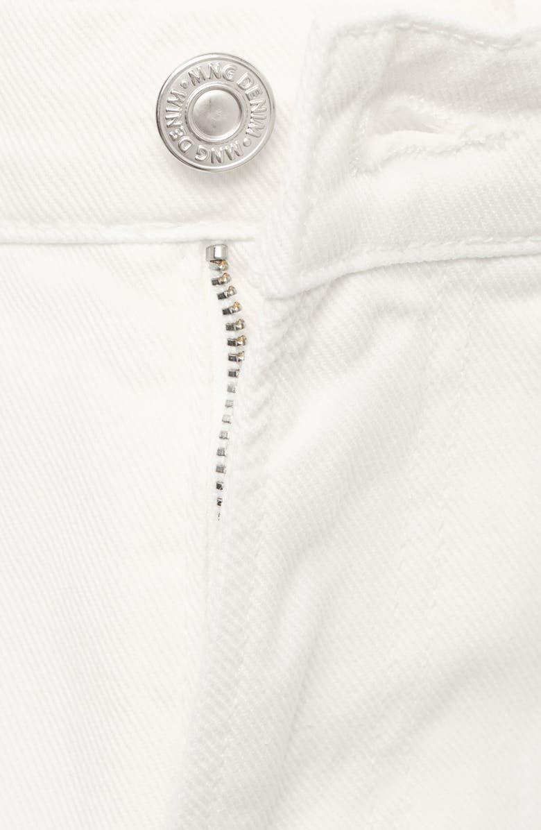 MANGO Lore Tapered Straight Leg Jeans, Alternate, color, Off White