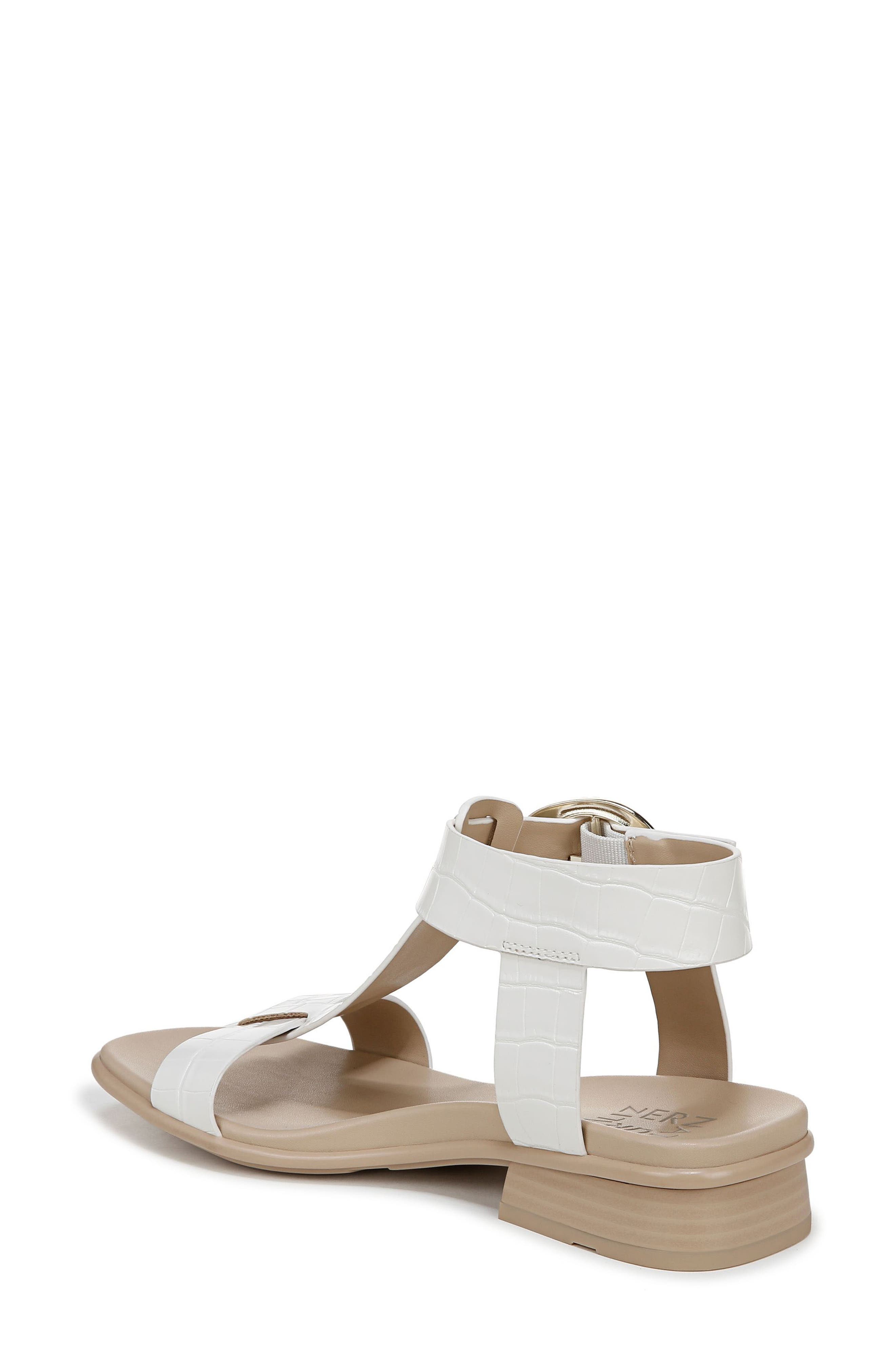 Naturalizer Brandy T-Strap Sandal, Alternate, color, White