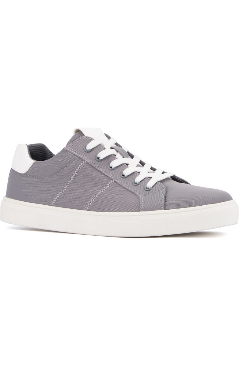 NEW YORK AND COMPANY Brad Low Top Sneaker, Main, color, Grey