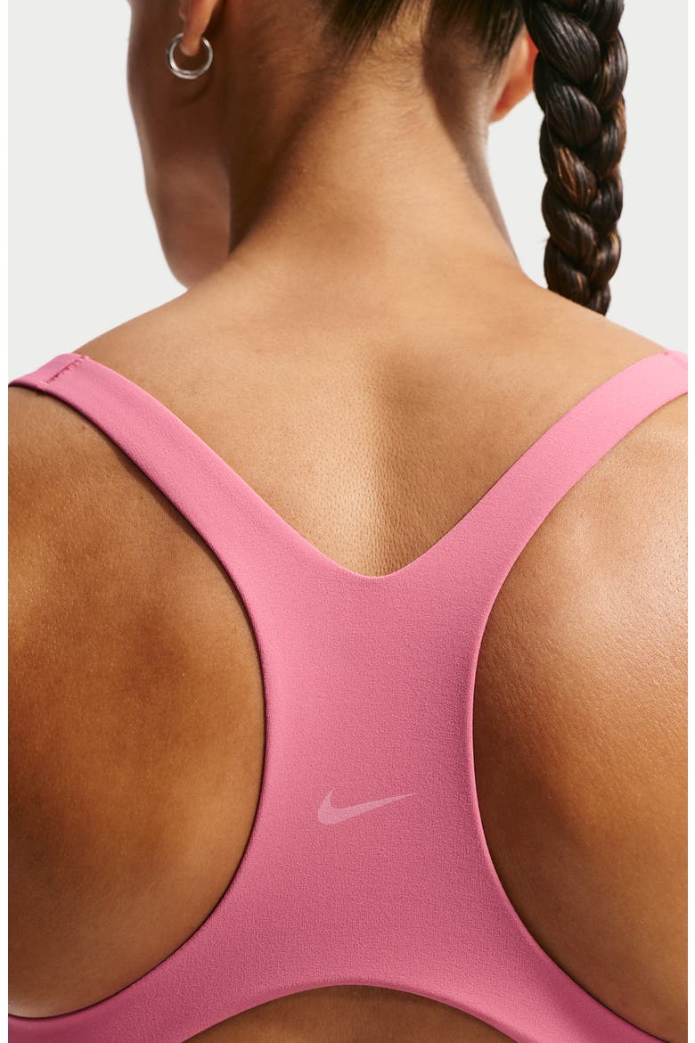 Zenvy Longline Sports Bra, Alternate, color, PEONY/ WHITE