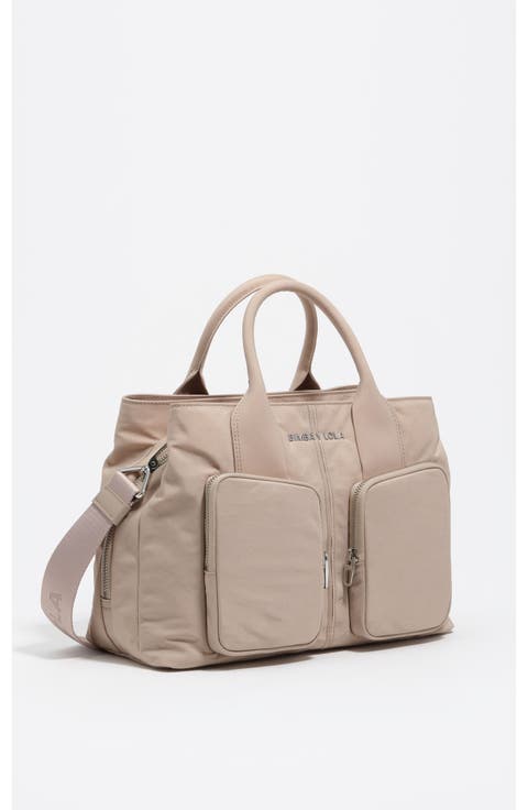 Large Nylon Pocket Handbag