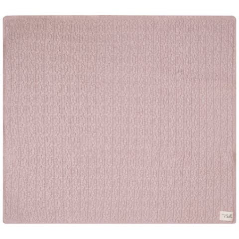 Girl Mix Cable Knit Blanket