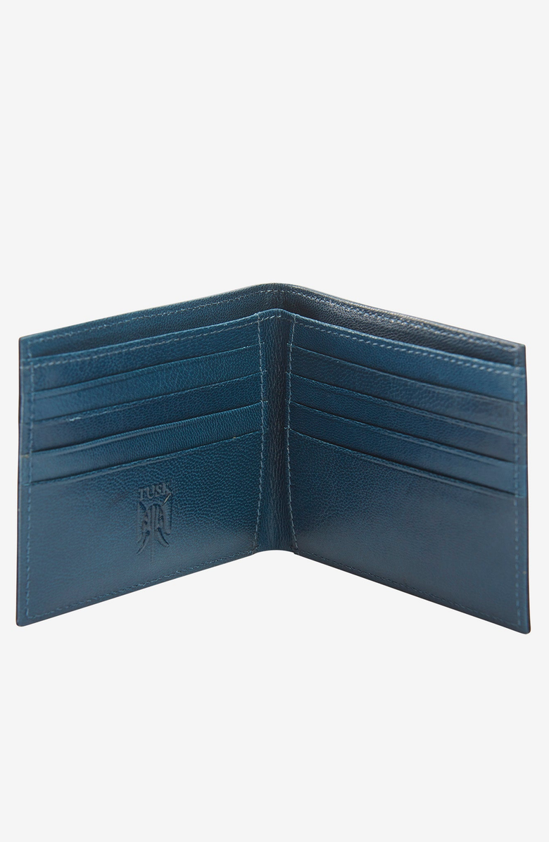 Tusk Leonardo Billfold, Alternate, color, Black / Blue