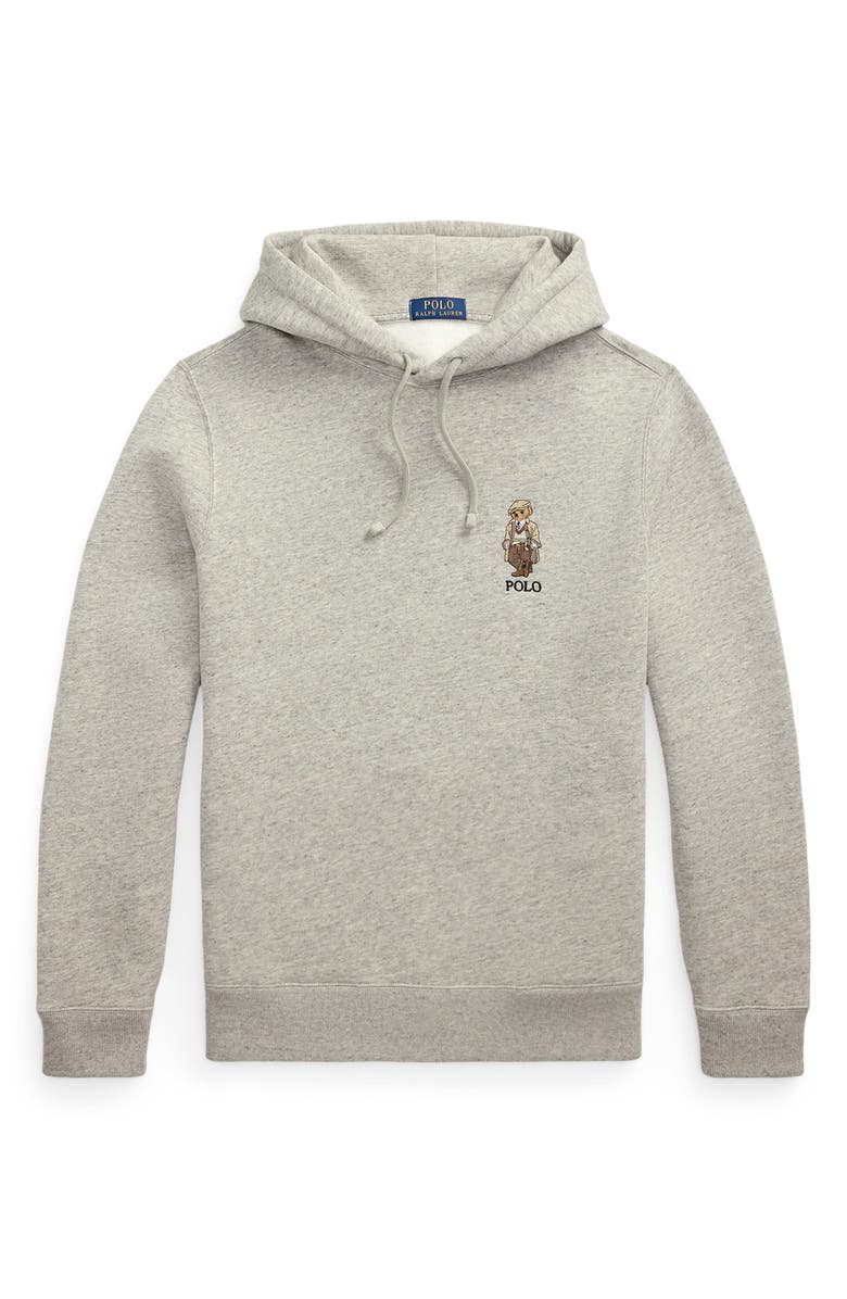 Polo Ralph Lauren Polo Bear Hoodie, Alternate, color, Loft Heather Bear