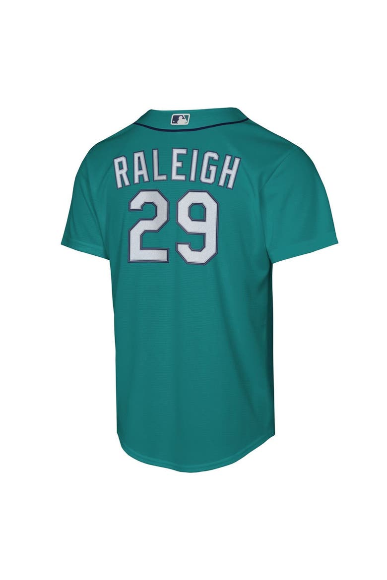 Youth Nike Cal Raleigh Teal Seattle Mariners Alternate Replica Jersey, Alternate, color, Teal