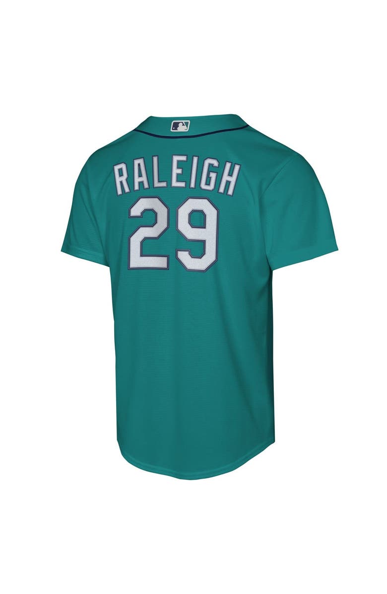 Nike Youth Nike Cal Raleigh Teal Seattle Mariners Alternate Replica Jersey, Alternate, color, Teal