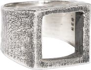 TORRELA Square Silver Ring
