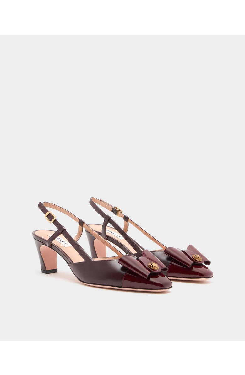 Bally B-Bow Slingback Pump in Andorra Leather, Alternate, color,