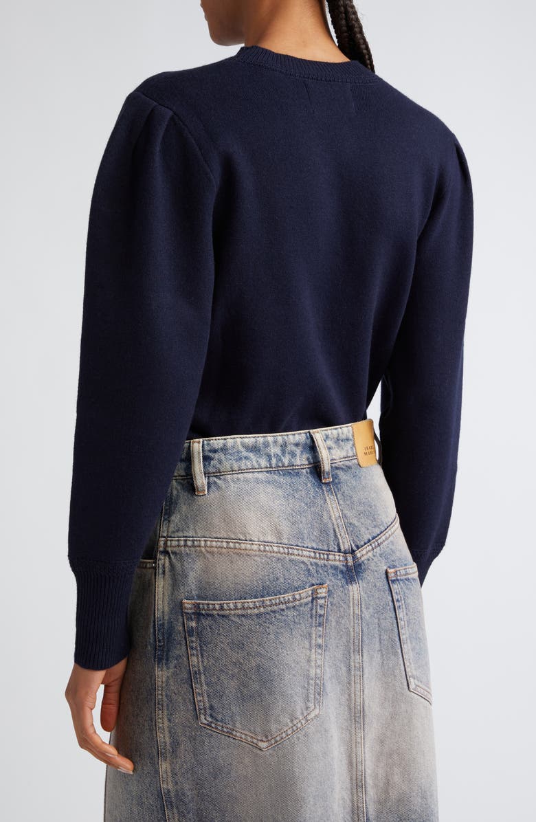 Isabel Marant Étoile Kelaya Puff Shoulder Sweater, Alternate, color, 