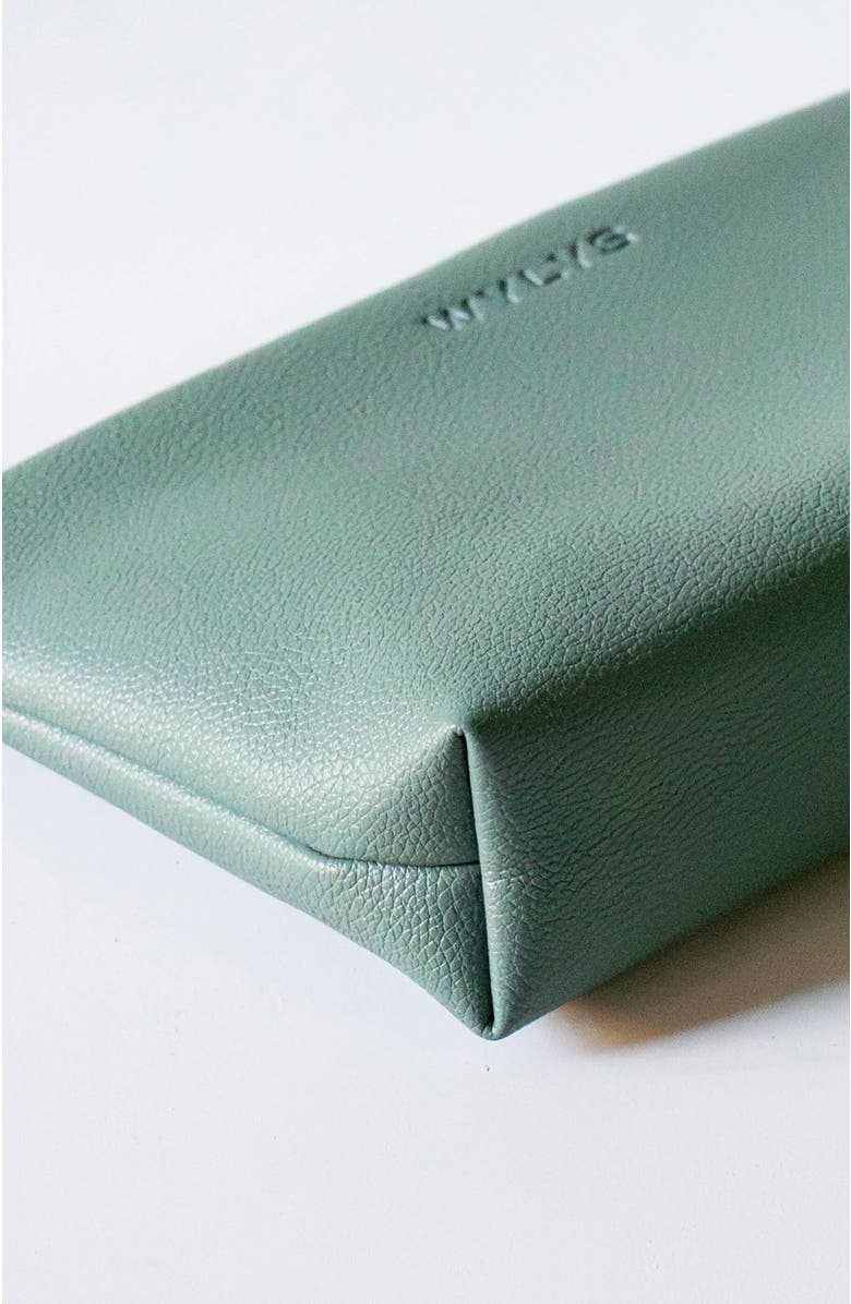 WYLYS Sage Verte Makeup Bag, Alternate, color, NO COLOR