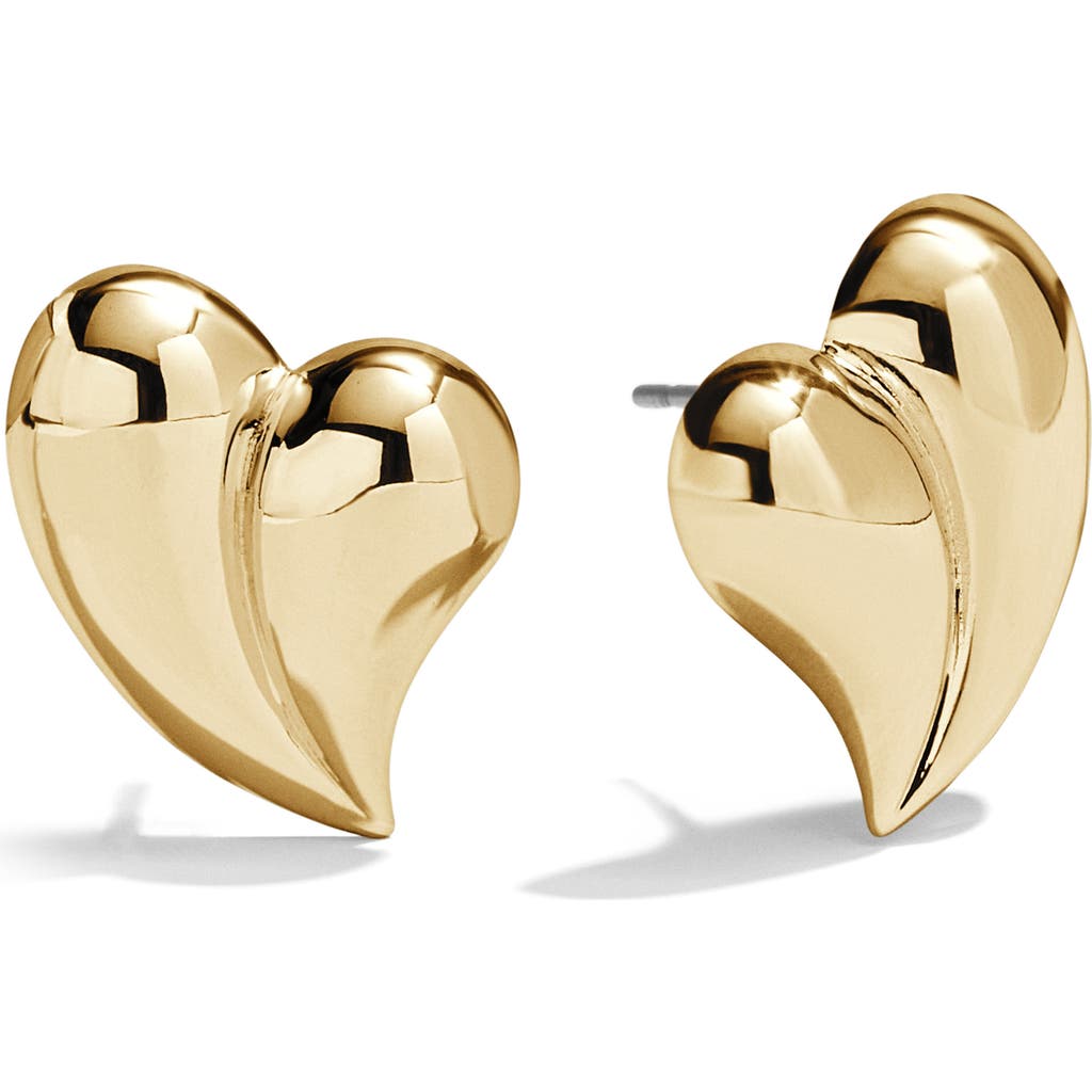 BaubleBar Better Together Heart Earrings in Gold at Nordstrom