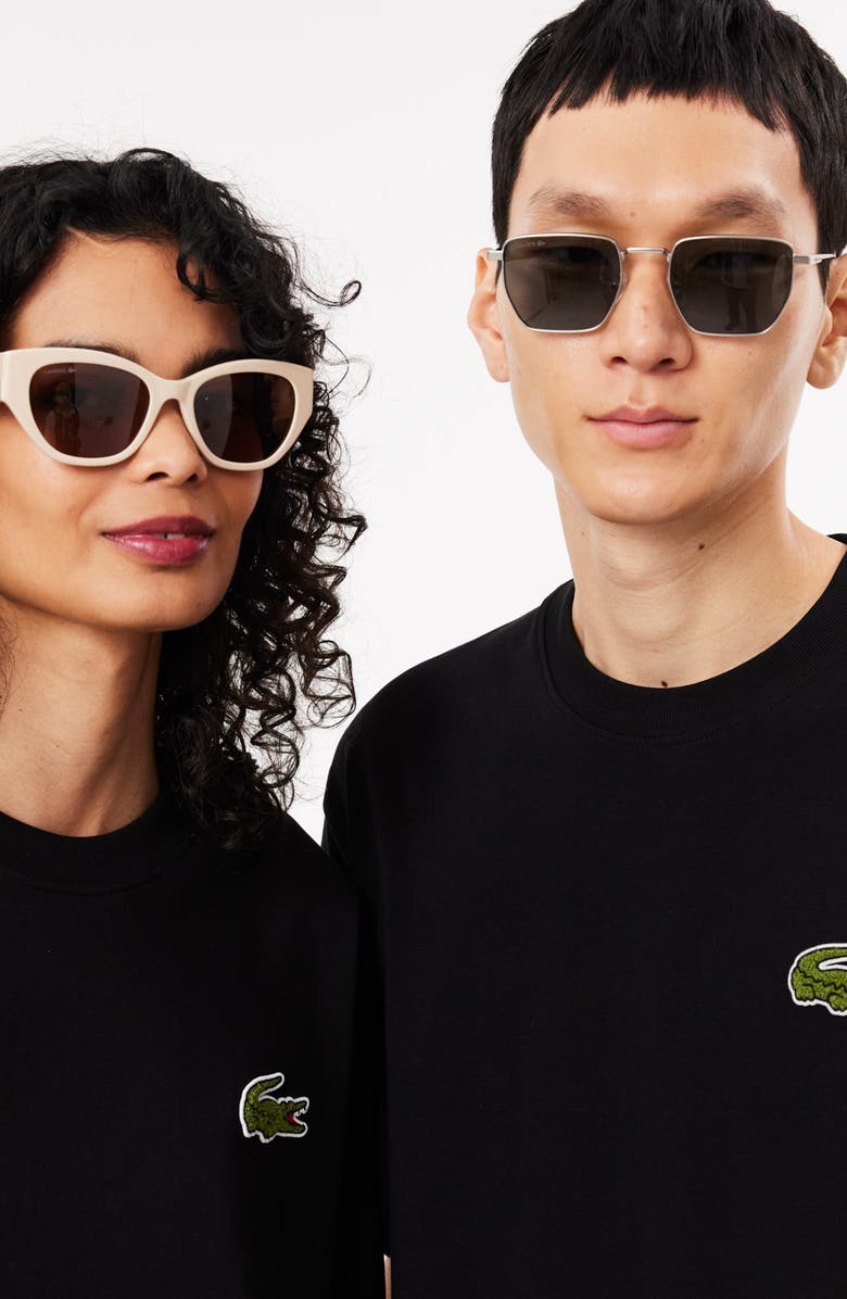 Lacoste Loose Fit Cotton T-Shirt, Alternate, color,