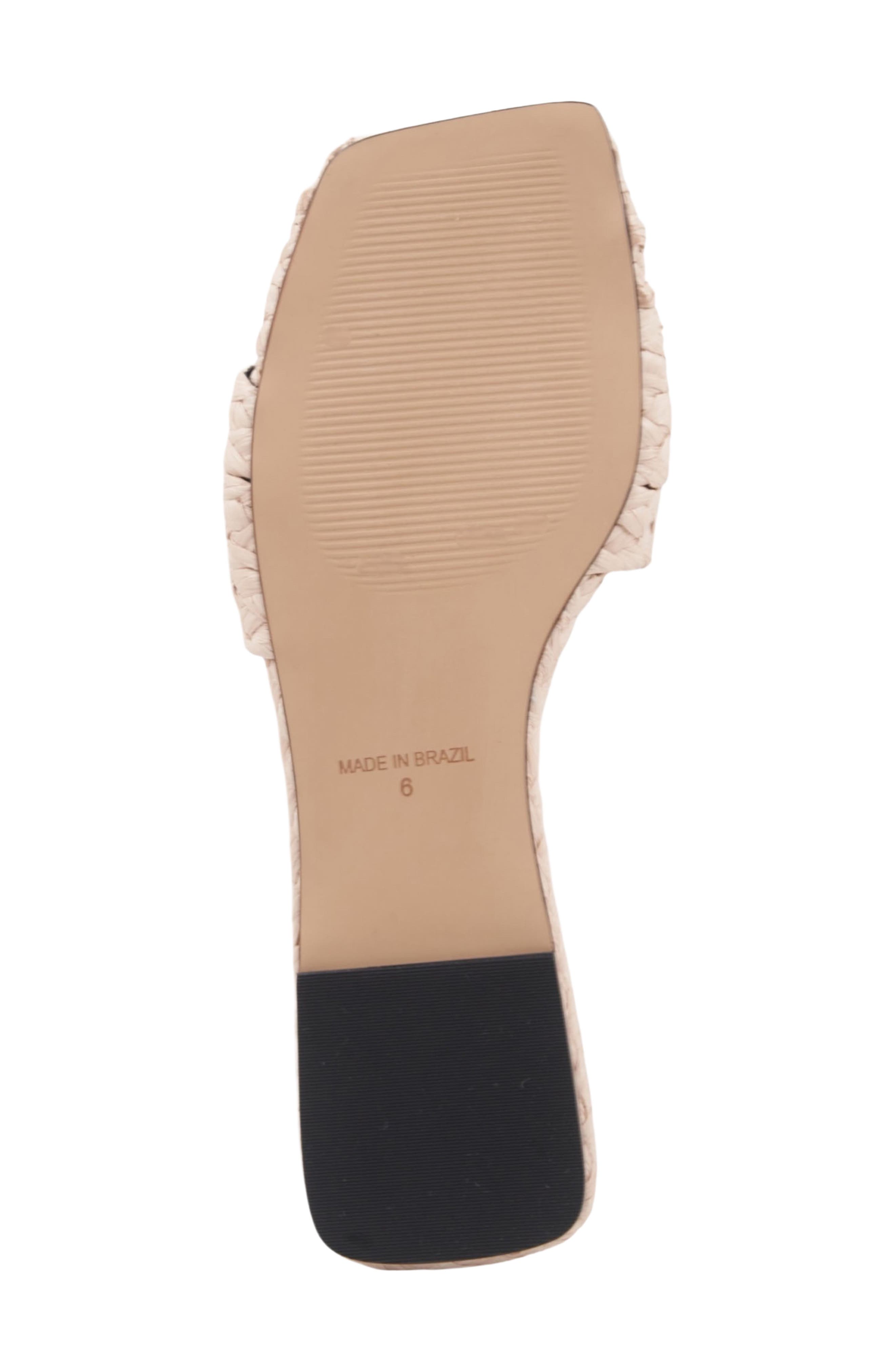Alia Slide Sandal, Alternate, color, NATURAL RAFFIA