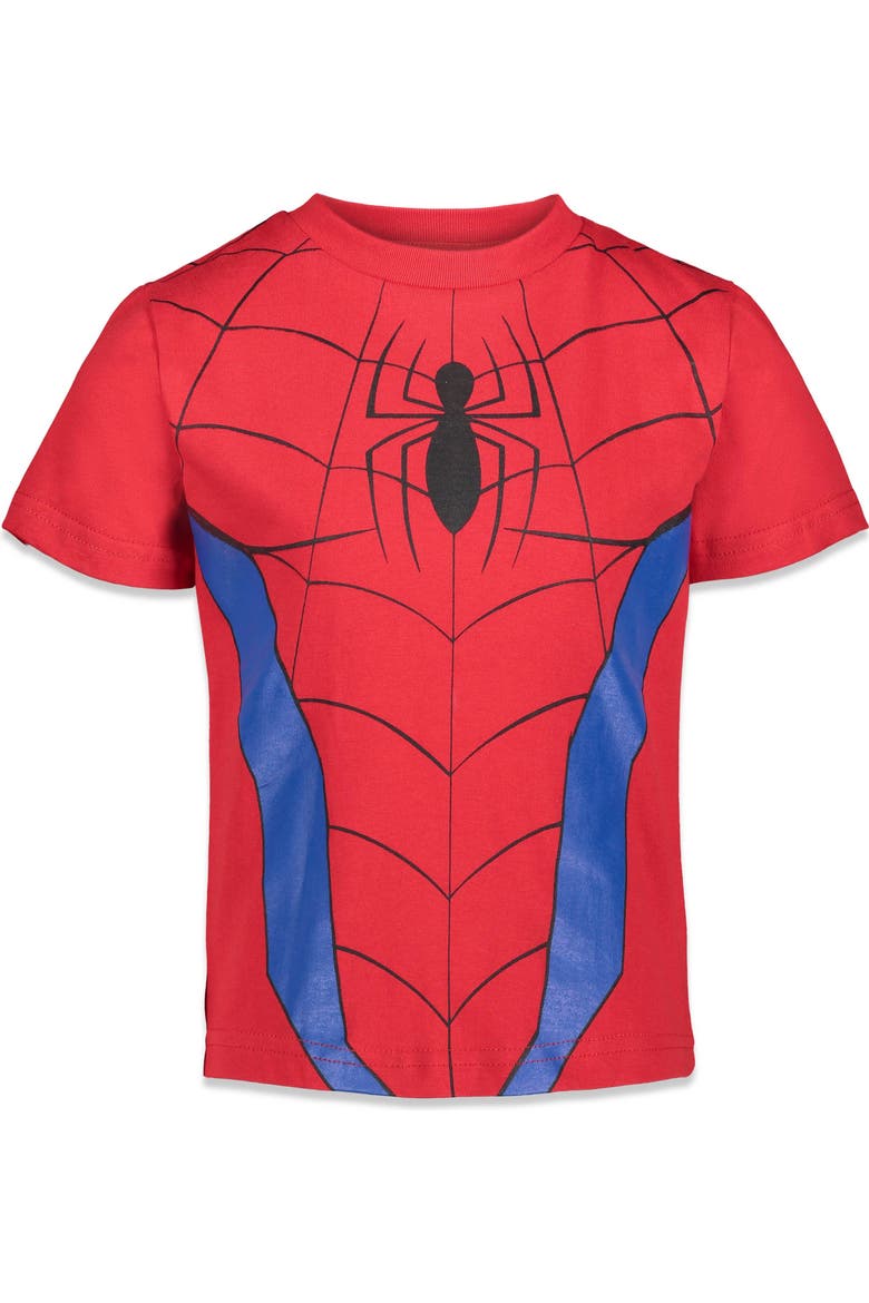 Spider-Man 3-Pack Short Sleeve T-Shirts, Alternate, color, Venom Black Red