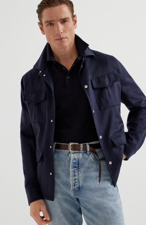Brunello Cucinelli Polo With Shirt Collar