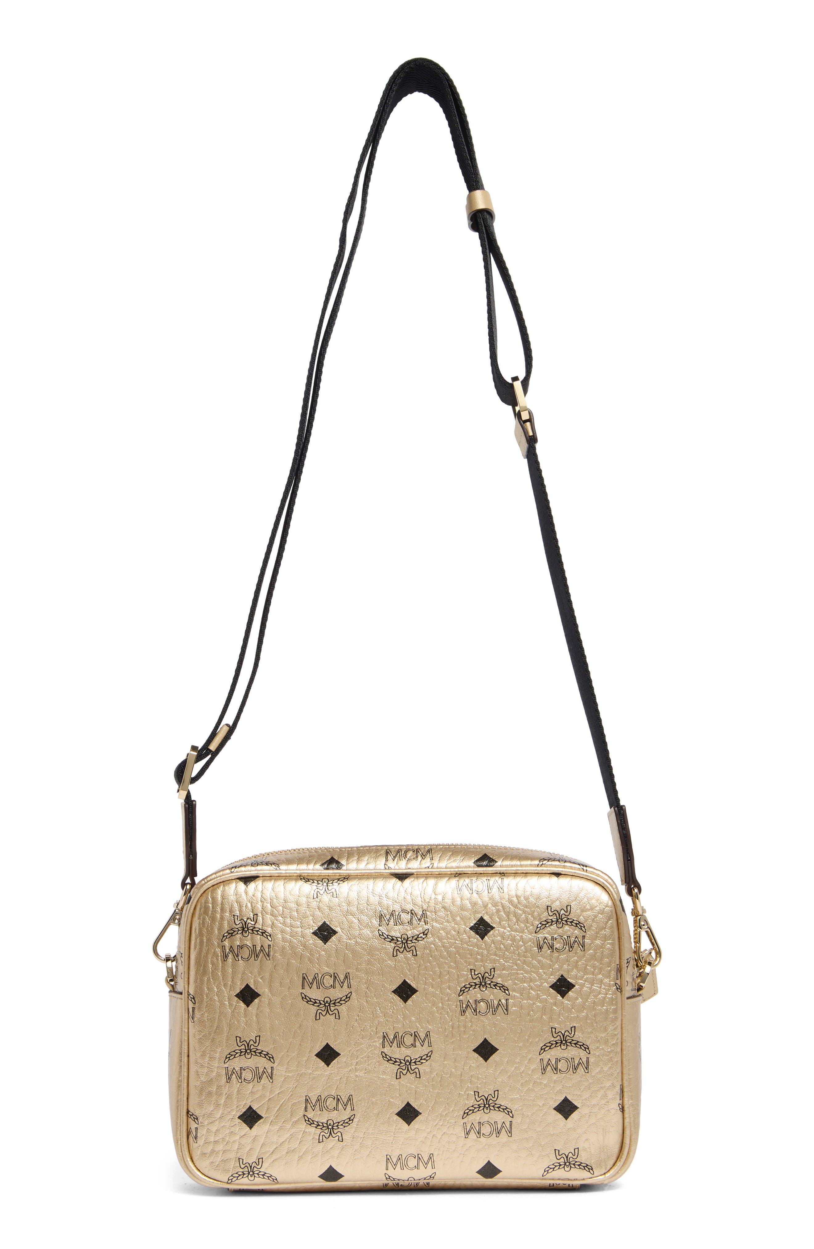 MCM Aren Visetos Crossbody Bag, Main, color, 