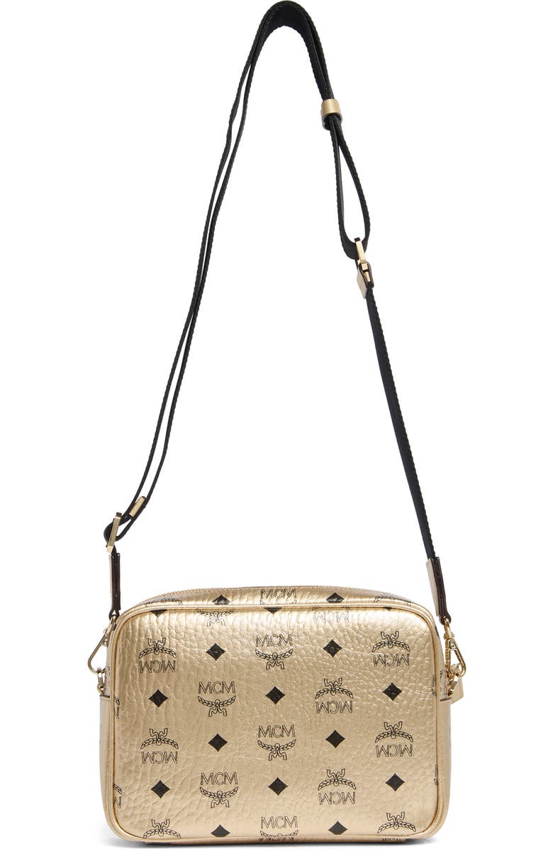 MCM Aren Visetos Crossbody Bag, Main, color,