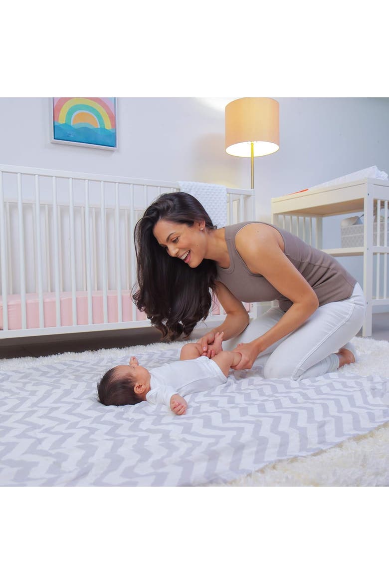 Muslin Swaddle Blankets, 4 Pack, Alternate, color, Grey