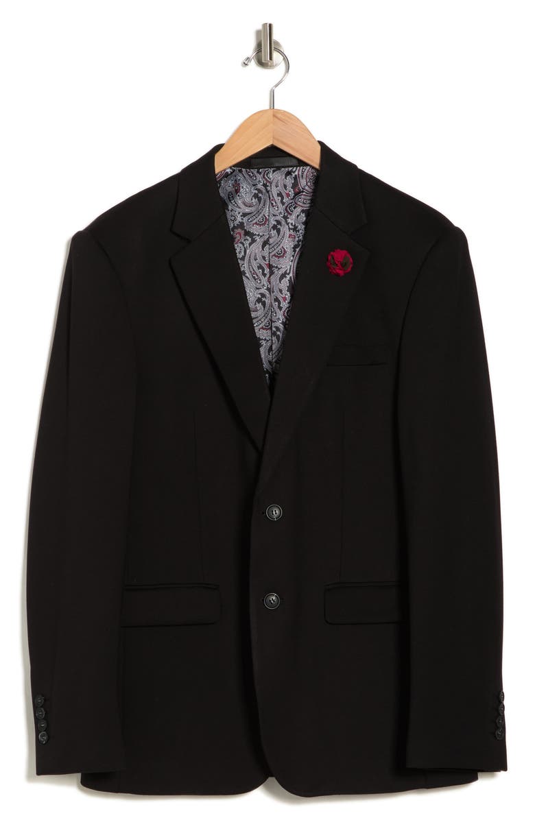 Tahari Slim Fit Sport Coat, Alternate, color, Black